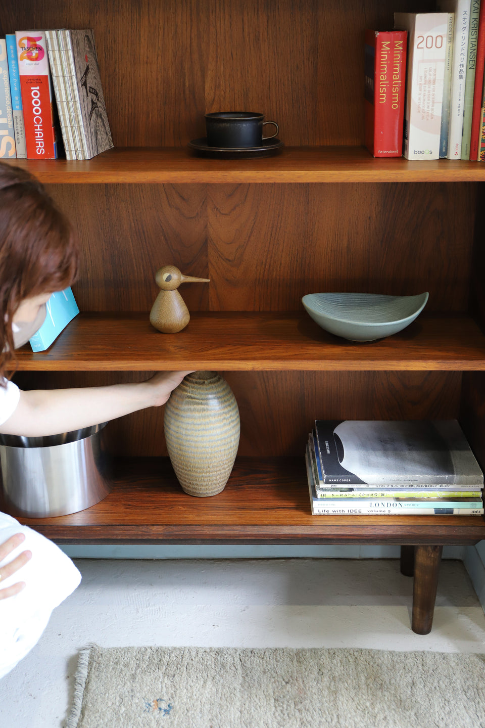 Danish Vintage Bornholms Møbelfabrik Rosewood Bookcase/デンマークヴィンテージ ブックケース 本棚 ローズウッド 北欧家具