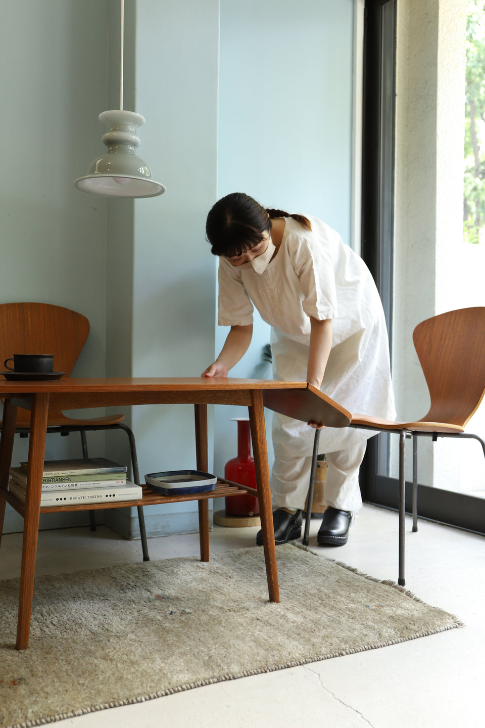 Danish Vintage Butterfly Extension Coffee Table/デンマークヴィンテージ バタフライ コーヒーテーブル エクステンション 北欧家具