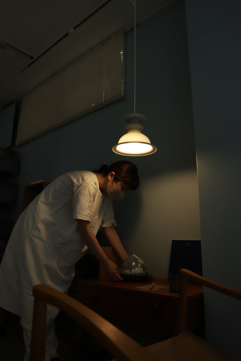 Holmegaard Pendant Light Tivoli Small Gray/ホルムガード チボリ ペンダントライト グレー デンマークヴィンテージ