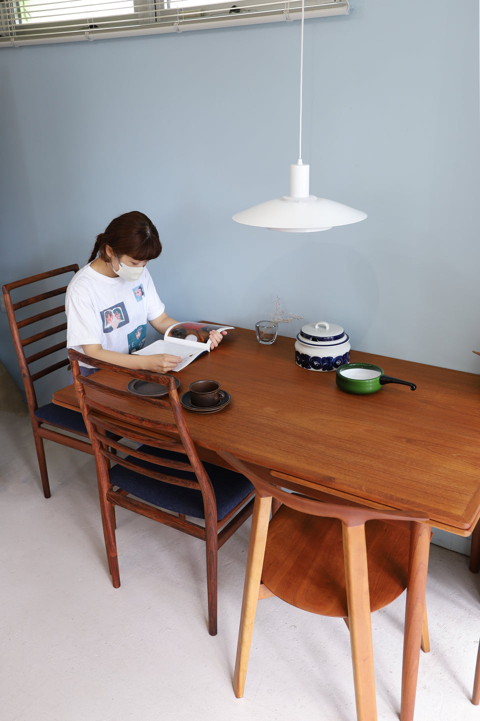 Vintage Extension Dining Table Teakwood Danish/デンマークヴィンテージ エクステンション ダイニングテーブル チーク材 北欧家具