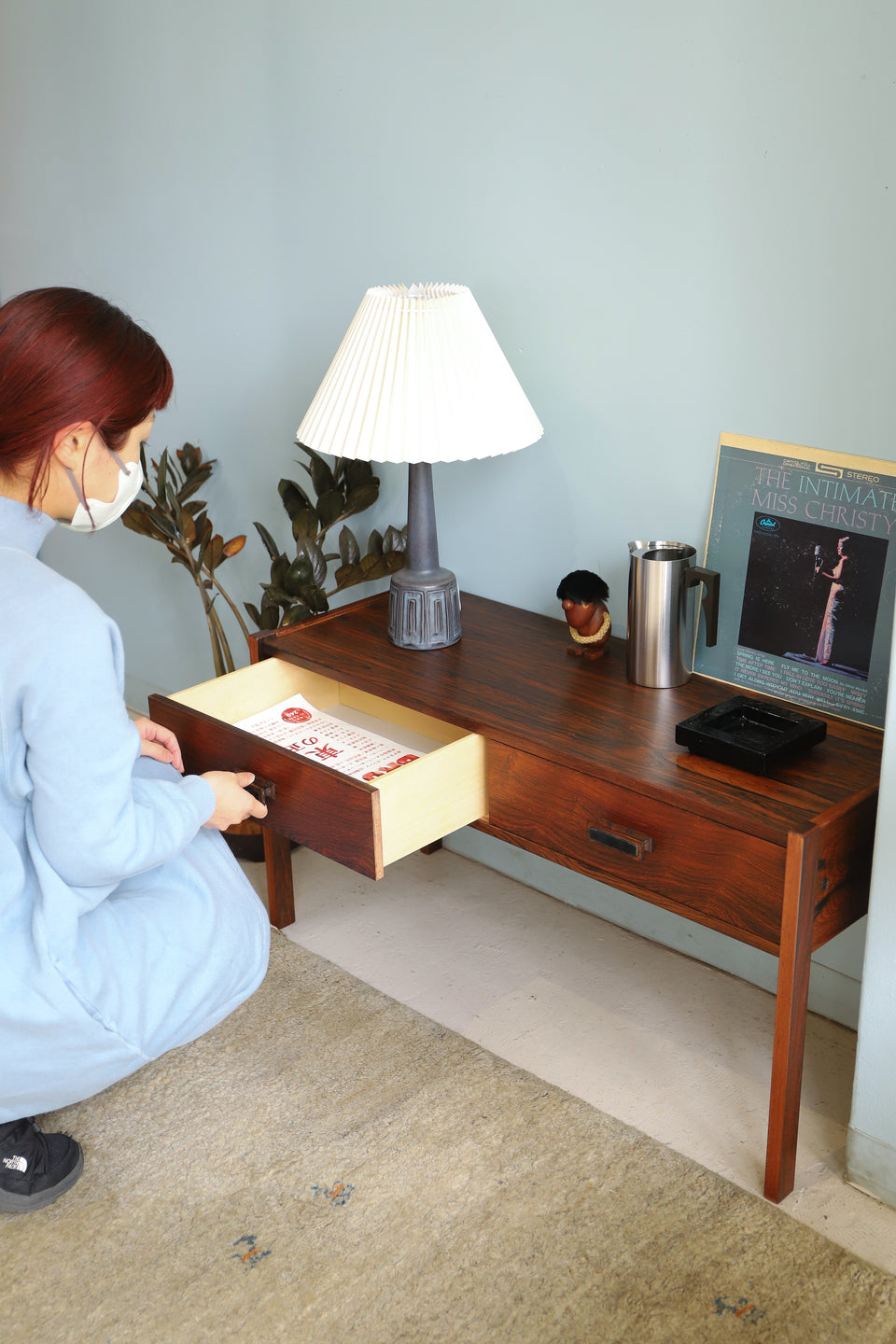Swedish Vintage Rosewood Low Chest Board/スウェーデンヴィンテージ ローズウッド ローチェストボード テレビ台 北欧家具