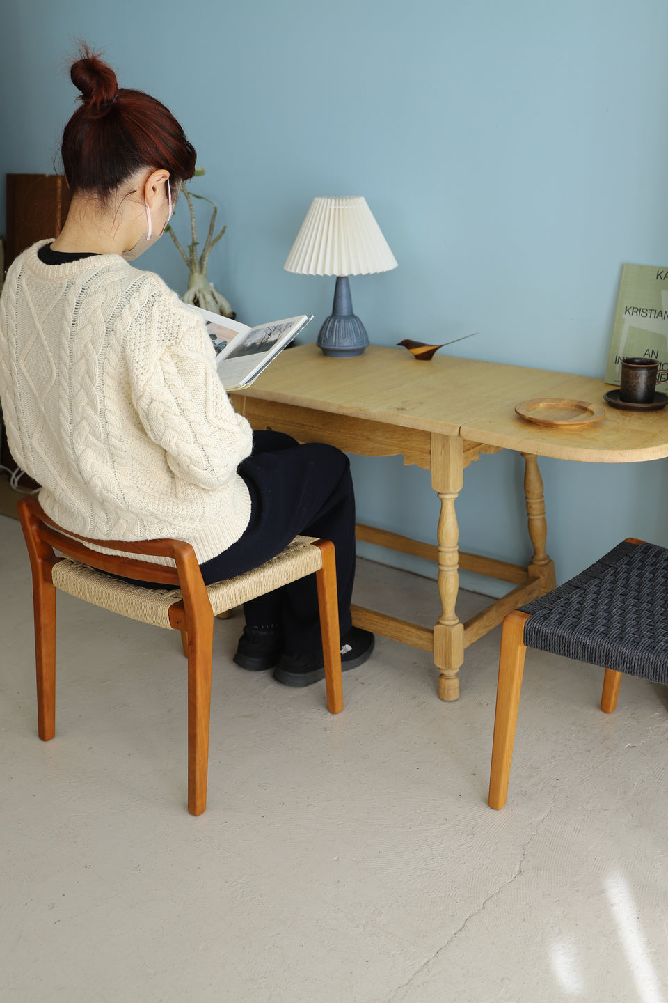 bügel Stacking Chair Cherrywood/ビューゲル スタッキングチェア 椅子 チェリー材 ペーパーコード