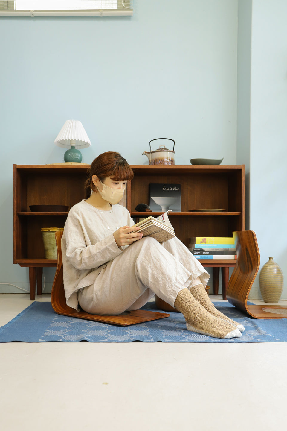 Tendo Legless Chair Rosewood Japanese Modern/天童木工 座イス ローズウッド プライウッド ジャパニーズモダン