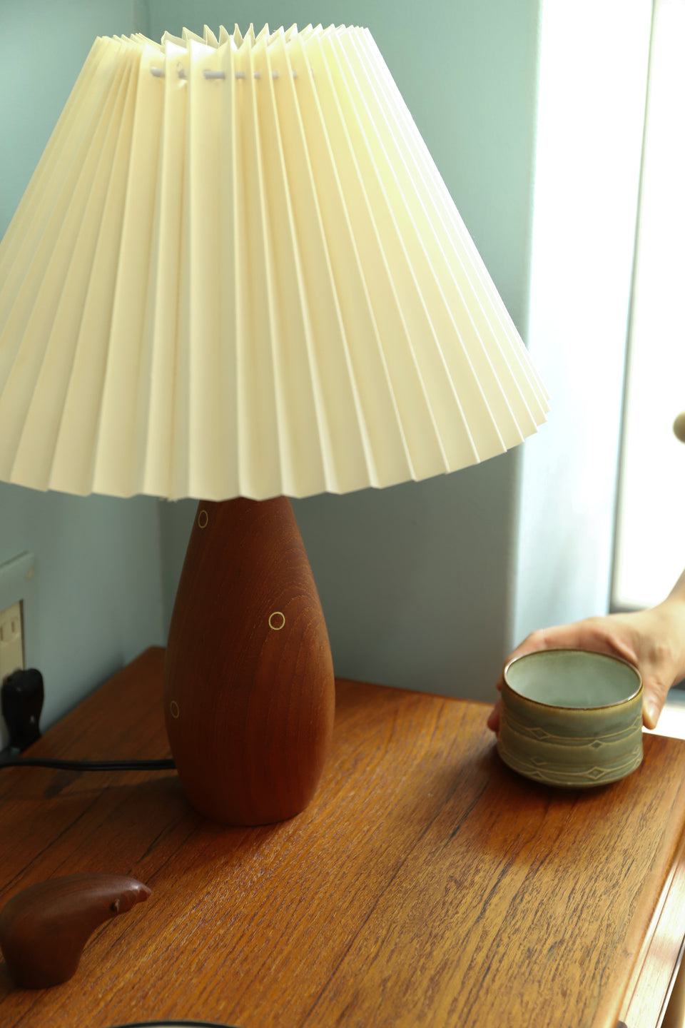 Danish Vintage Teak Table Lamp/デンマークヴィンテージ テーブルランプ チーク材 照明