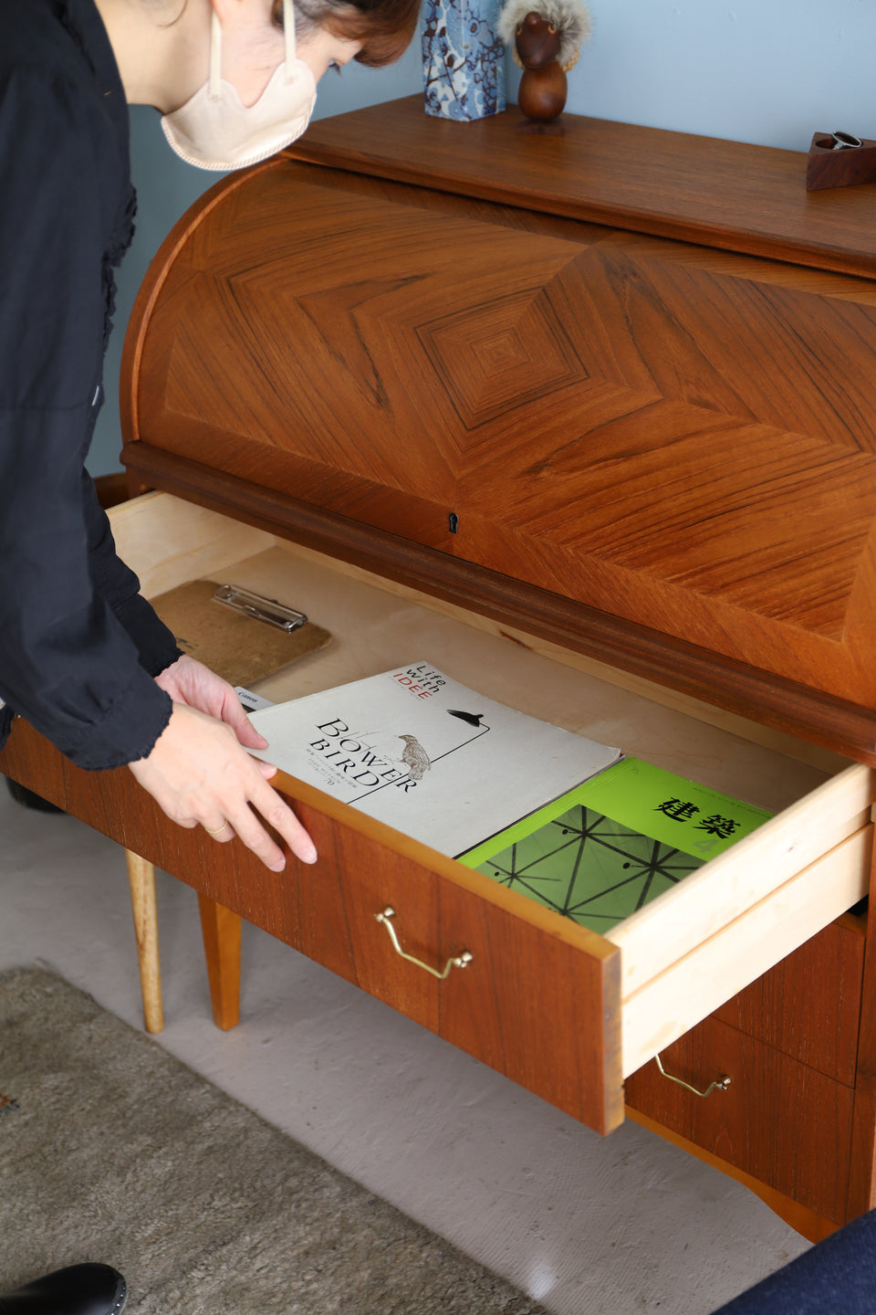 Rolltop Bureau Egon Ostergaard Swedish Vintage/スウェーデンヴィンテージ ロールトップビューロー エゴン・オスターガード 北欧家具