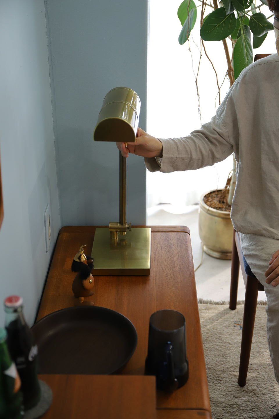 Frederick Cooper Brass Desk Lamp/フレデリッククーパー デスクランプ 真鍮 間接照明
