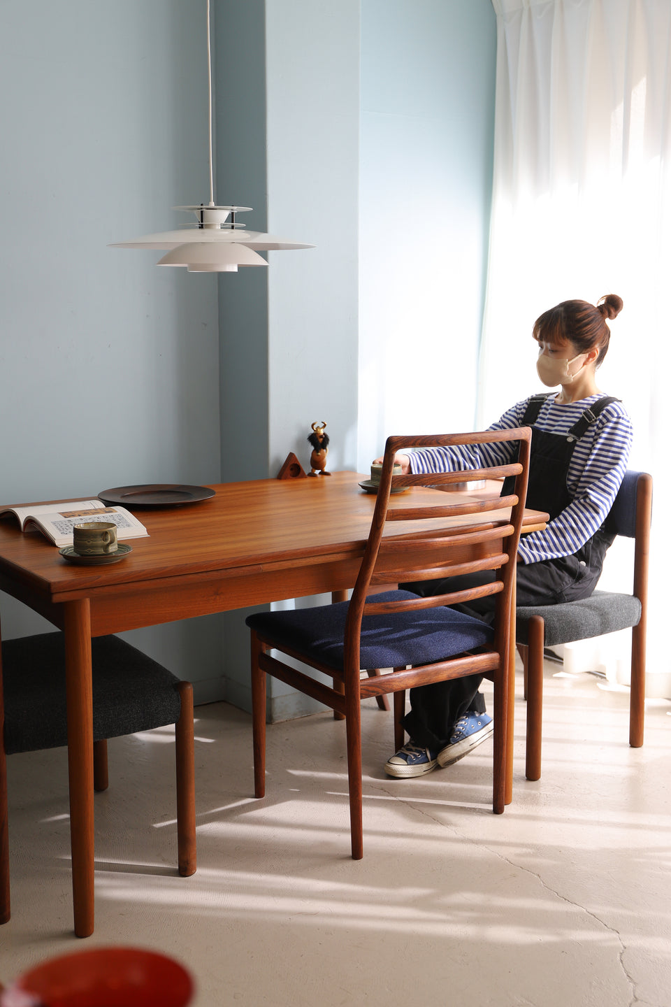 Teak Extension Dining Table Danish Vintage/デンマークヴィンテージ エクステンション ダイニングテーブル 北欧家具