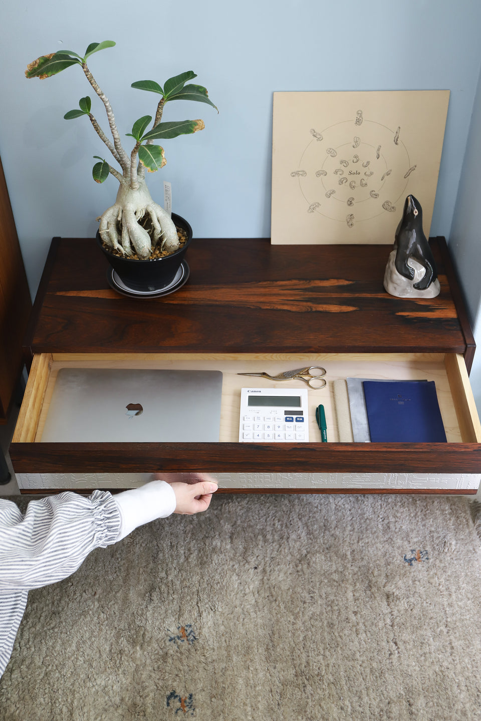 Danish Vintage J.Hølmer-Hansen Rosewood Low Board Chest/デンマークヴィンテージ ローボード チェスト ローズウッド材 北欧家具