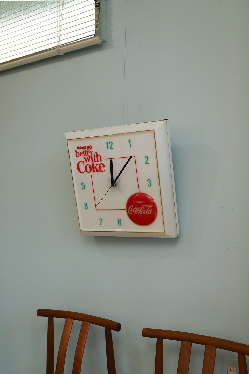 US Vintage Coca-Cola Light Up Wall Clock/アメリカヴィンテージ コカコーラ ライトアップウォールクロック