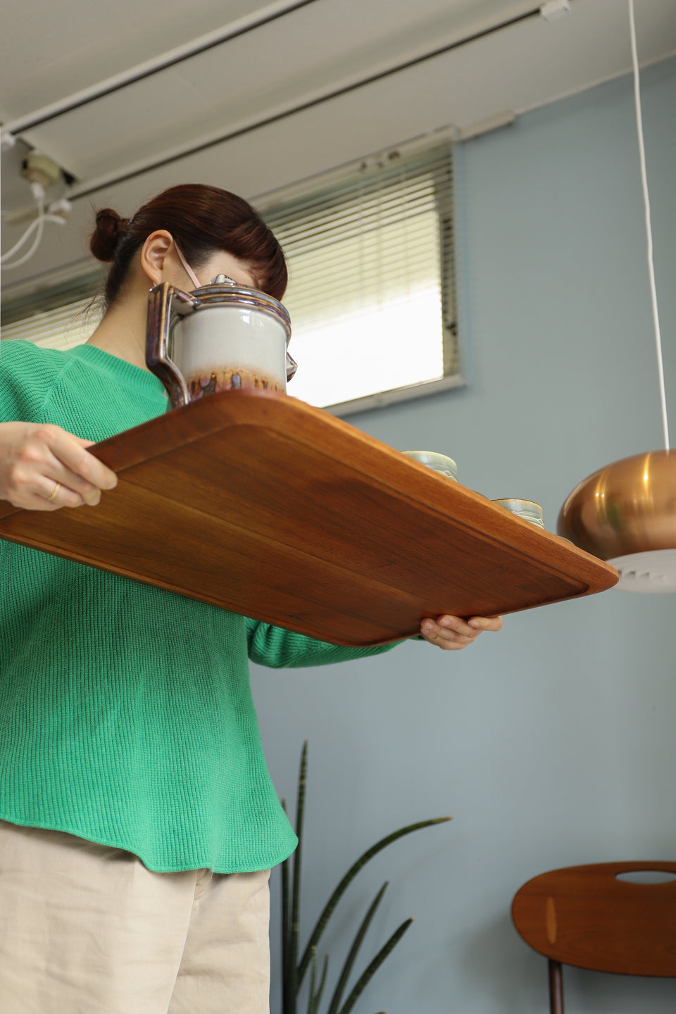 Scandinavian Vintage Teakwood Tray/北欧ヴィンテージ トレー お盆 チーク材