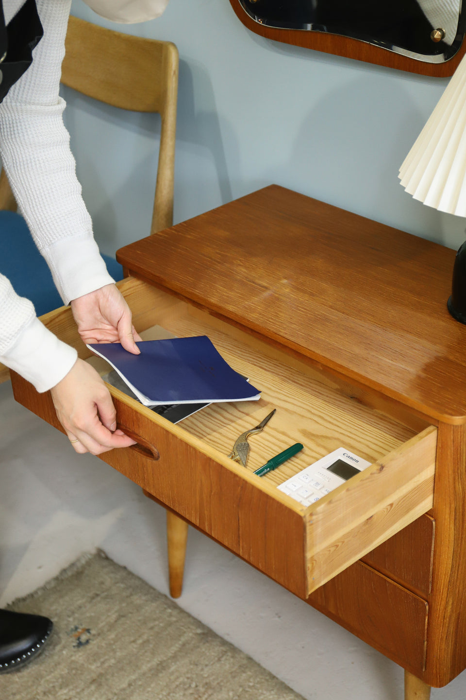 Swedish Vintage 3Drawers Chest Teakwood/スウェーデンヴィンテージ 3段 チェスト チーク材 北欧家具