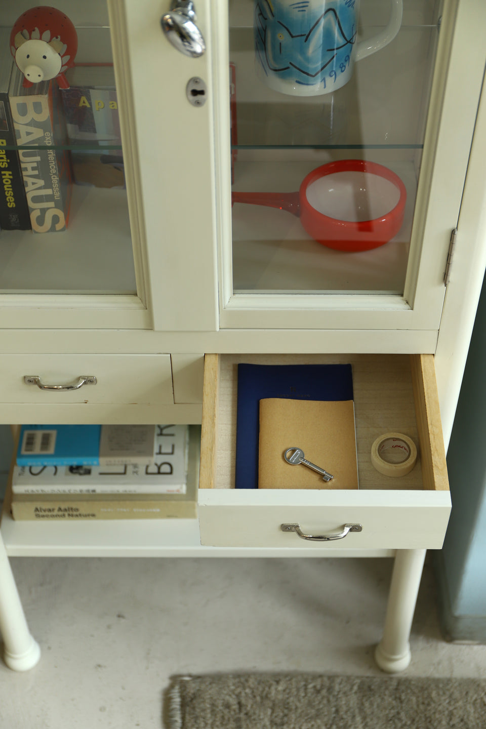 Japanese Vintage Doctor Cabinet/ジャパンヴィンテージ ケビント ガラスキャビネット