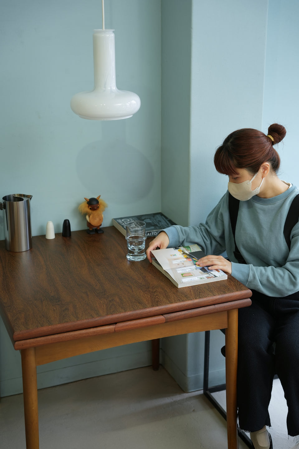 Japanese Vintage Square Extension Dining Table/ジャパンヴィンテージ エクステンション ダイニングテーブル