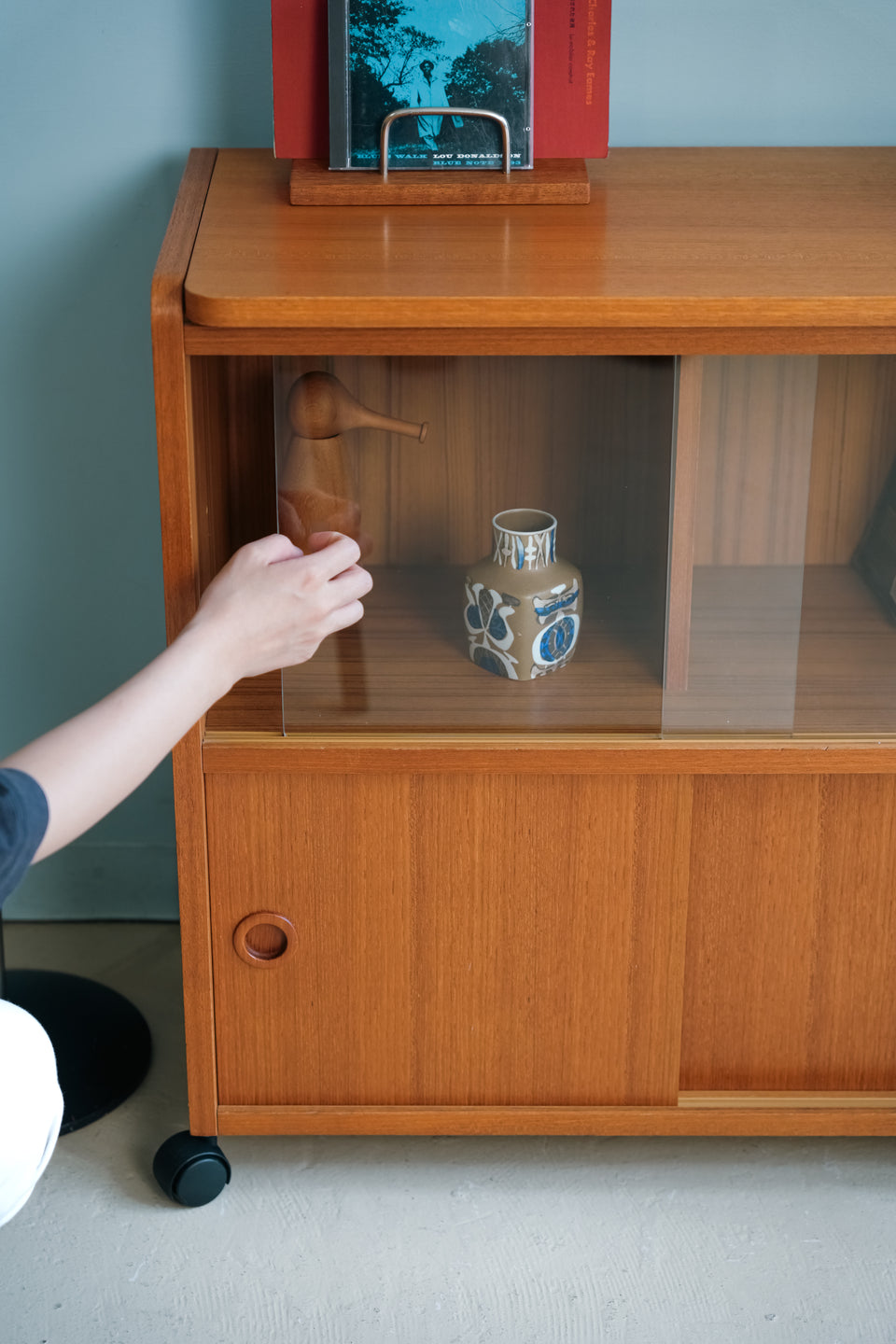 Japanese Vintage Teak Kitchen Cabinet/ジャパンヴィンテージ キッチンキャビネット チーク材
