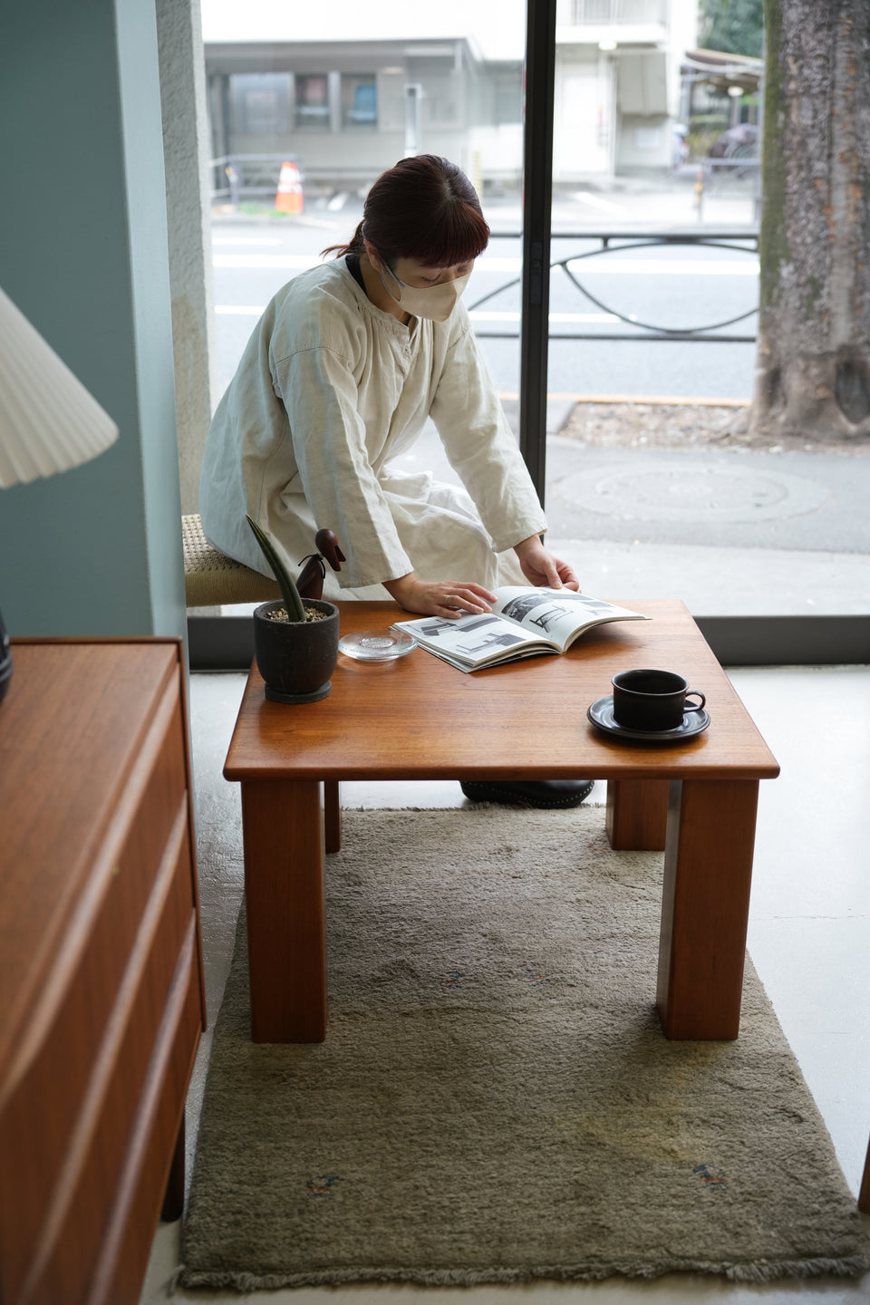 Japanese Vintage Teakwood Center Table/ジャパンヴィンテージ 浜本工芸 センターテーブル チーク材