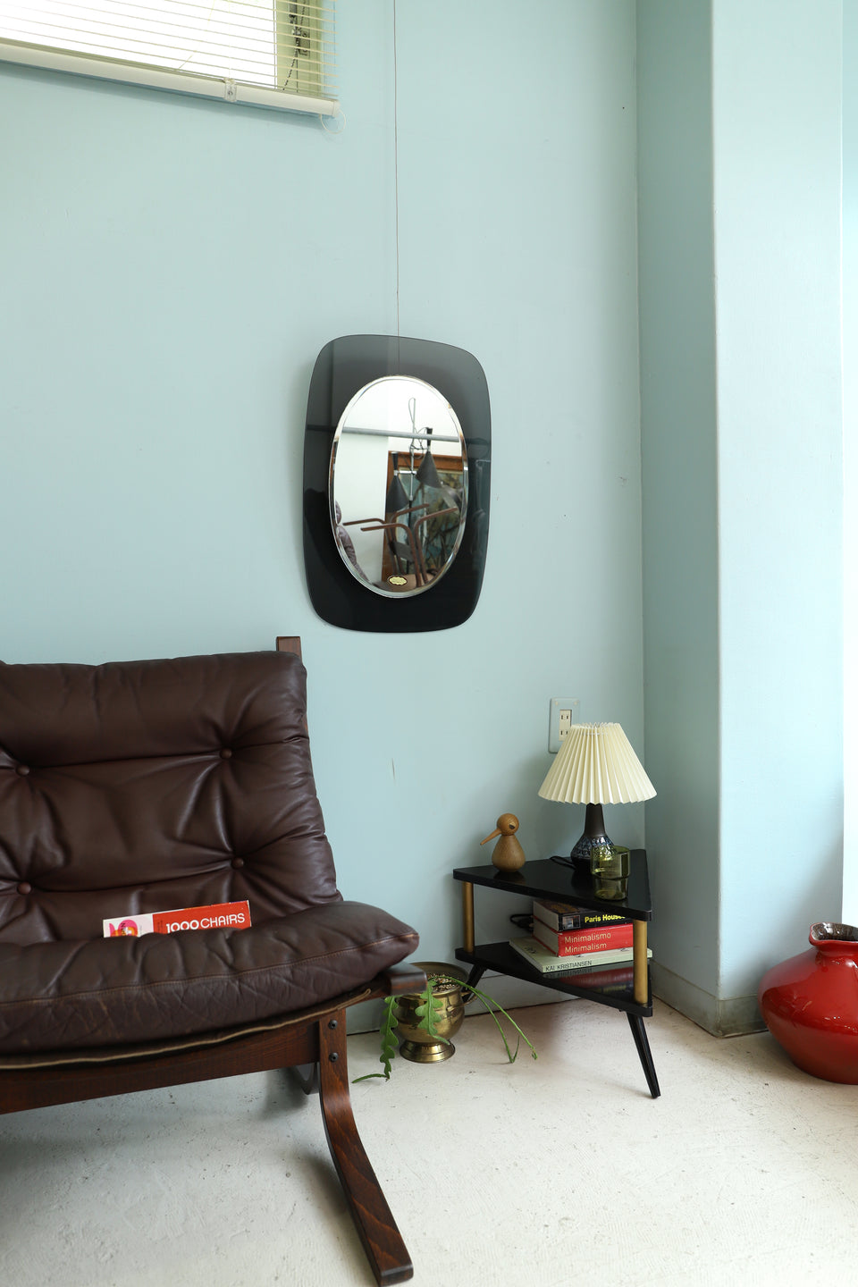 Japanese Vintage Wall Mirror Midcentury Design/ジャパンヴィンテージ ウォールミラー 塩川光明堂 鏡 ミッドセンチュリー