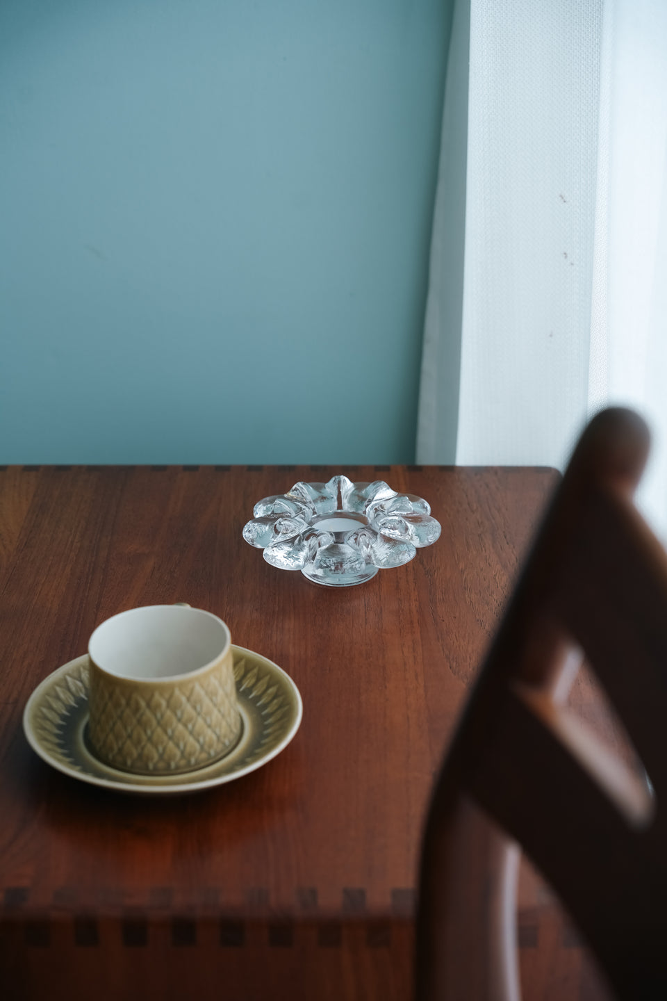 Kosta Boda Candle Holder Krinolin Goran Warff/コスタボダ キャンドルホルダー ヨーラン・ヴァルフ ガラス 北欧インテリア