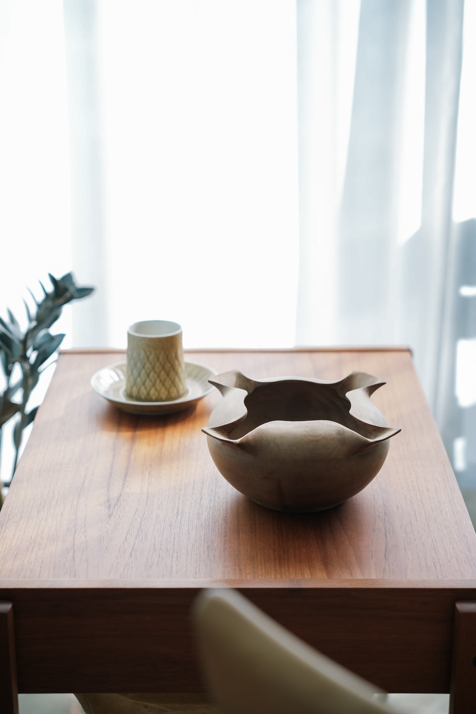 Made in Italy Wooden Bowl/イタリア製 木製ボウル ヴィンテージインテリア