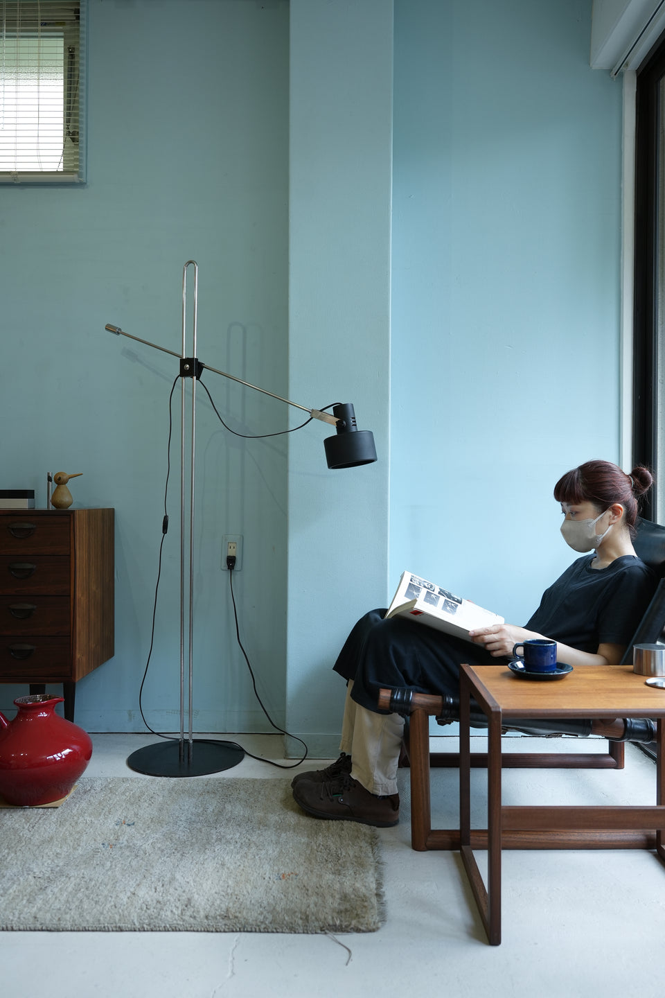 Midcentury Vintage Floor Stand Light/ミッドセンチュリーヴィンテージ フロアスタンドライト 間接照明