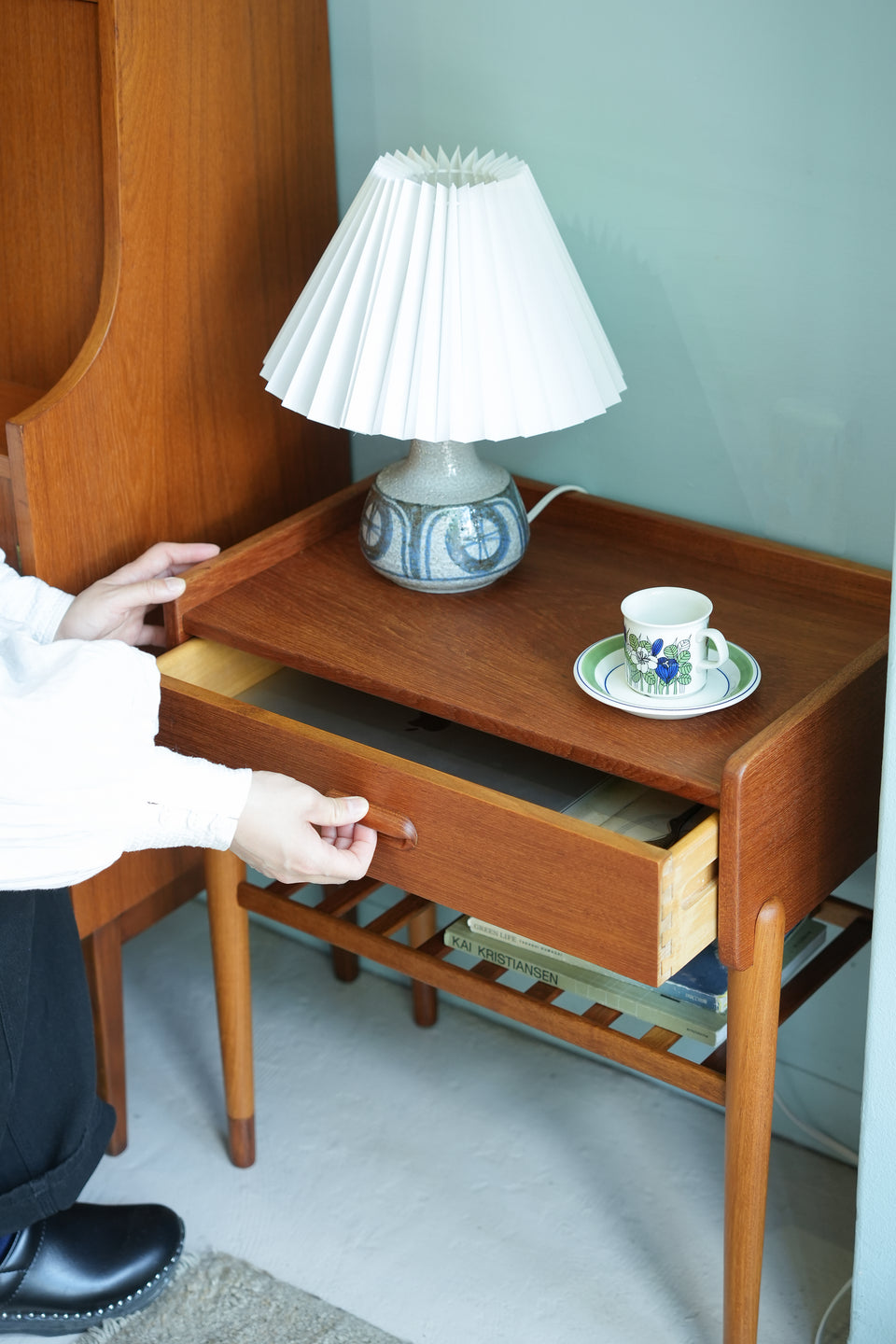 Omann Jun Møbelfabrik Bed Side Chest/デンマークヴィンテージ ベッドサイドチェスト 北欧家具