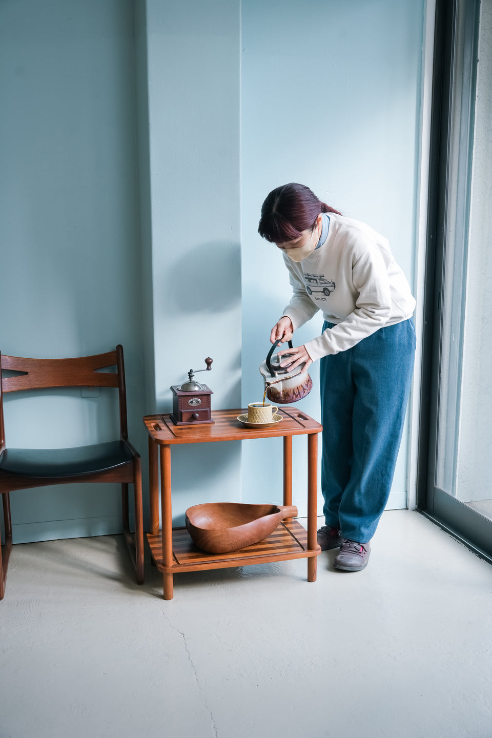 Peugeot Coffee Mill Nostalgie Brown/プジョー コーヒーミル ノスタルジー