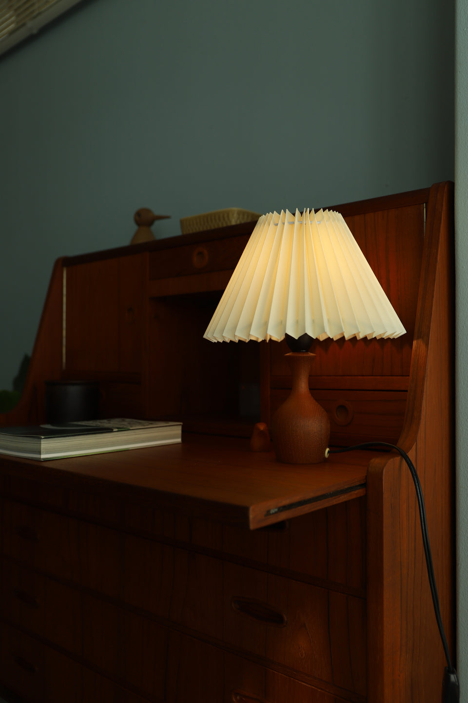 Small Table Lamp Teakwood Danish Vintage/デンマークヴィンテージ スモールテーブルランプ チーク材 間接照明 北欧インテリア