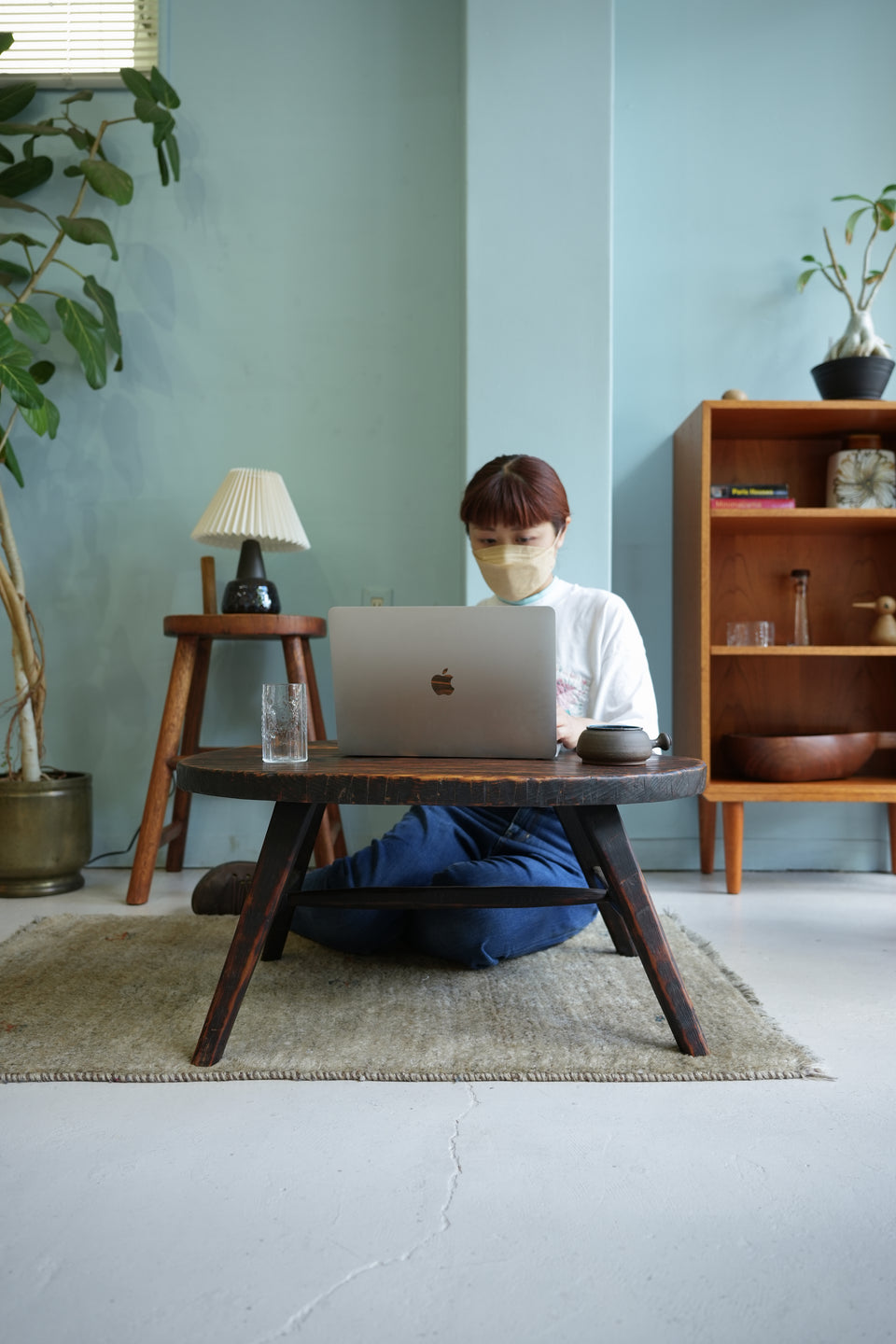 Solid Wood Low Table Stool/無垢材 ローテーブル スツール 民藝