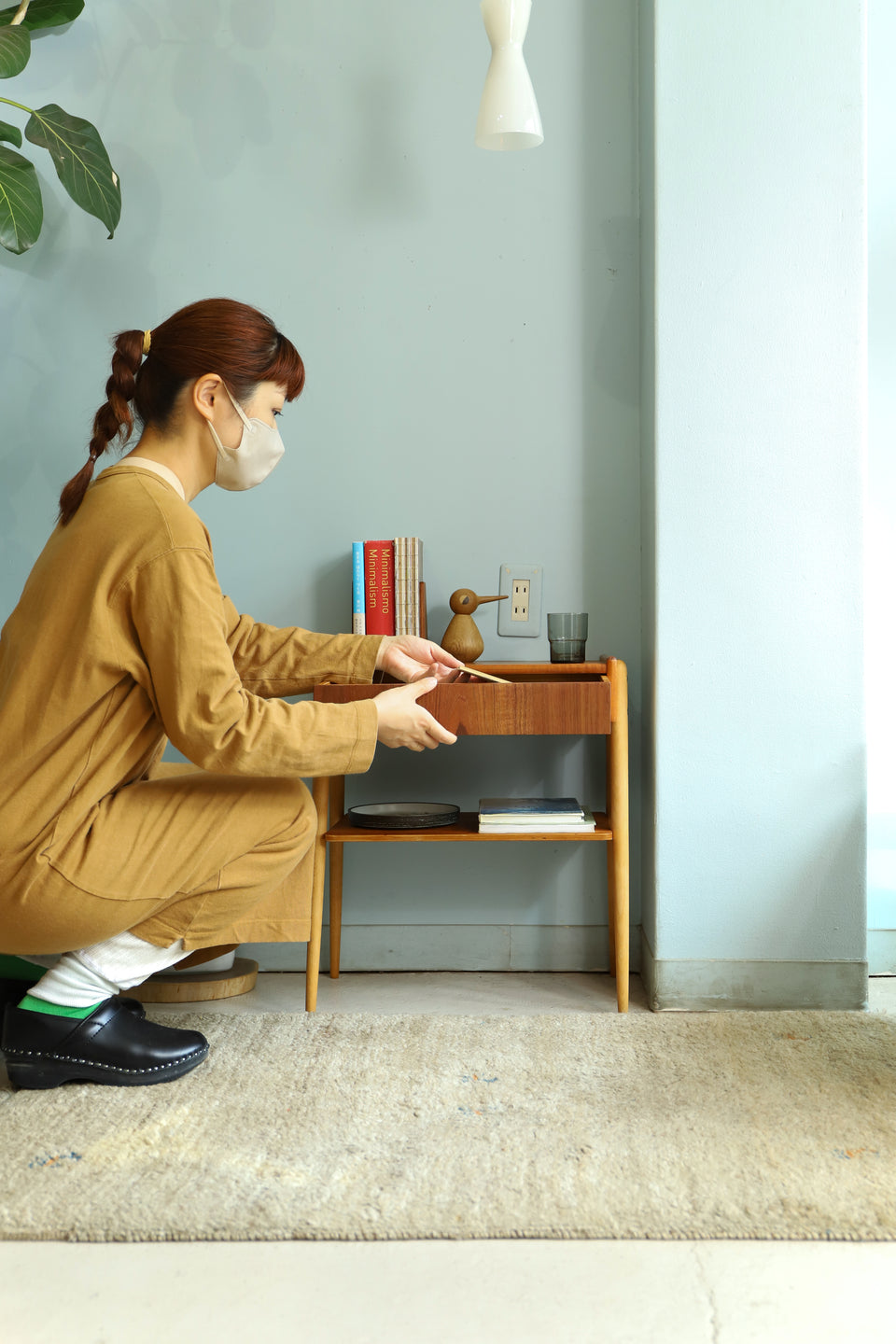 Swedish Vintage Bedside Table/スウェーデンヴィンテージ ベッドサイドテーブル サイドチェスト 北欧家具
