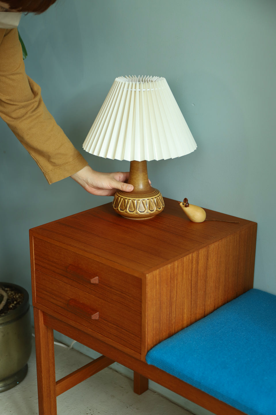 Swedish Vintage Telephone Bench/スウェーデンヴィンテージ テレフォンベンチ チェスト サイドテーブル 北欧家具