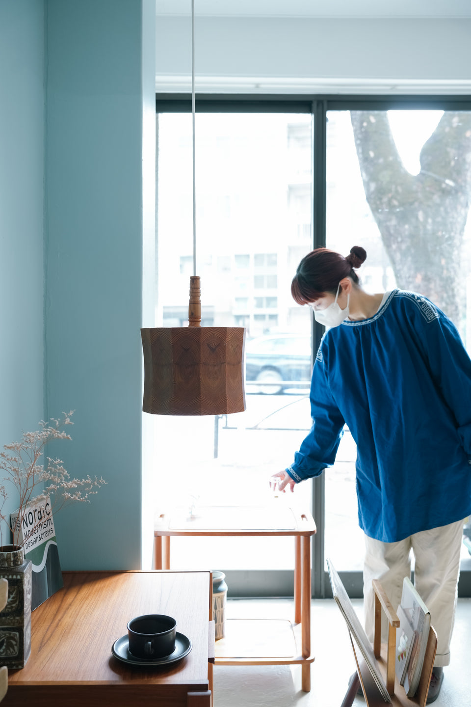 Swedish Vintage Pinewood Pendant Light/スウェーデンヴィンテージ ペンダントライト パイン材 照明 北欧インテリア