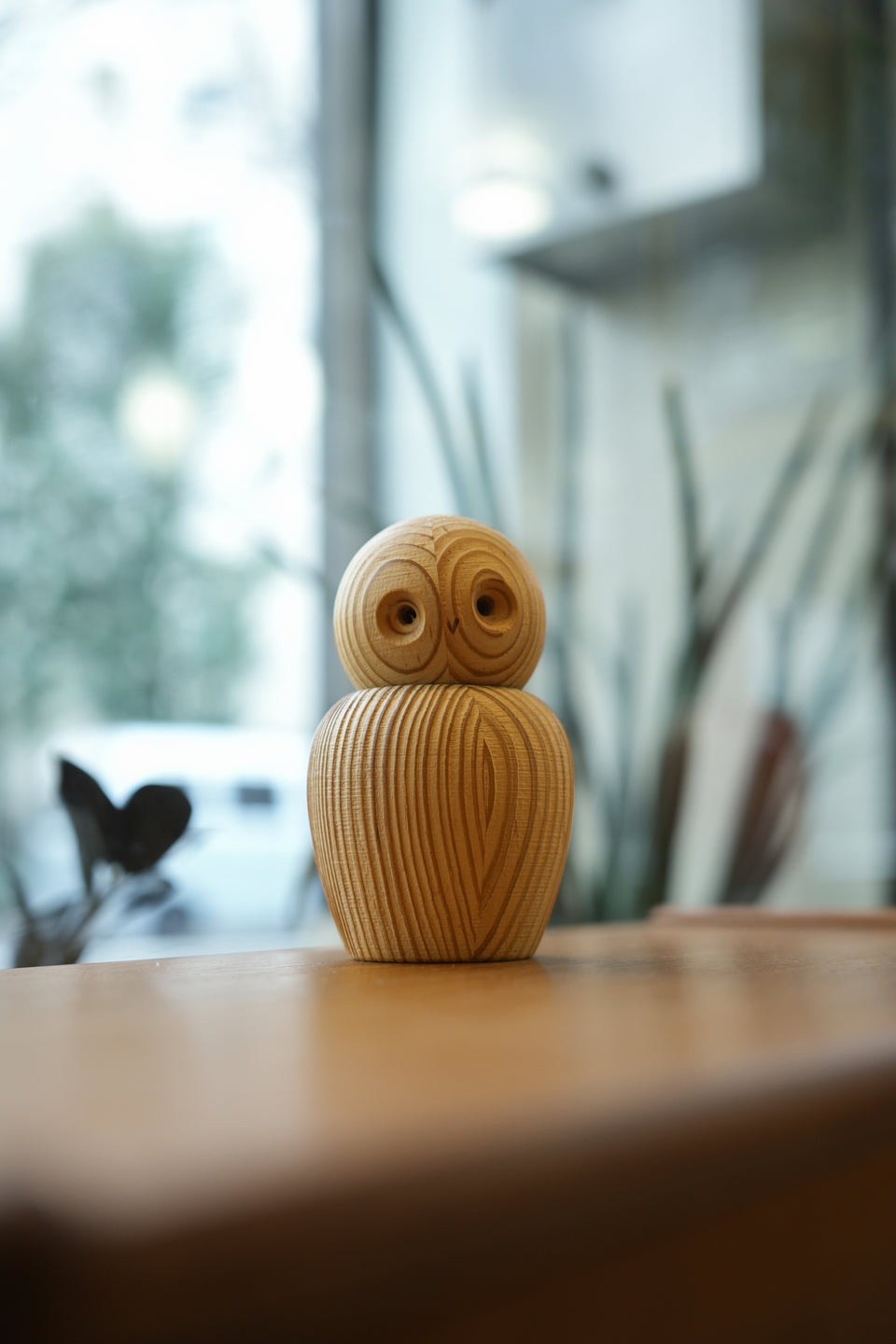 Swedish Vintage Wooden Owl Object STIMAN Gävle/スウェーデンヴィンテージ フクロウのオブジェ 木製 北欧インテリア