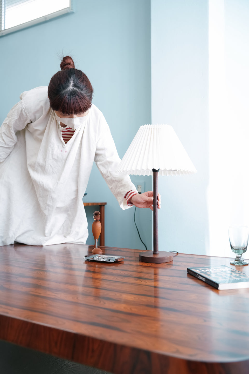 Table Lamp Rosewood Danish Vintage/デンマークヴィンテージ テーブルランプ 照明 ローズウッド 北欧インテリア