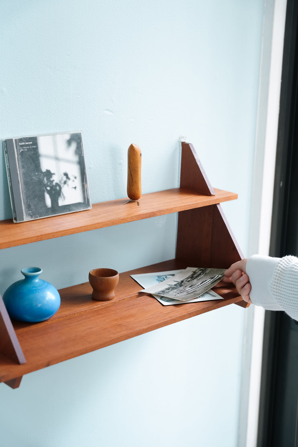 Teak Wall Shelf Scandinavian Vintage/北欧ヴィンテージ ウォールシェルフ チーク材