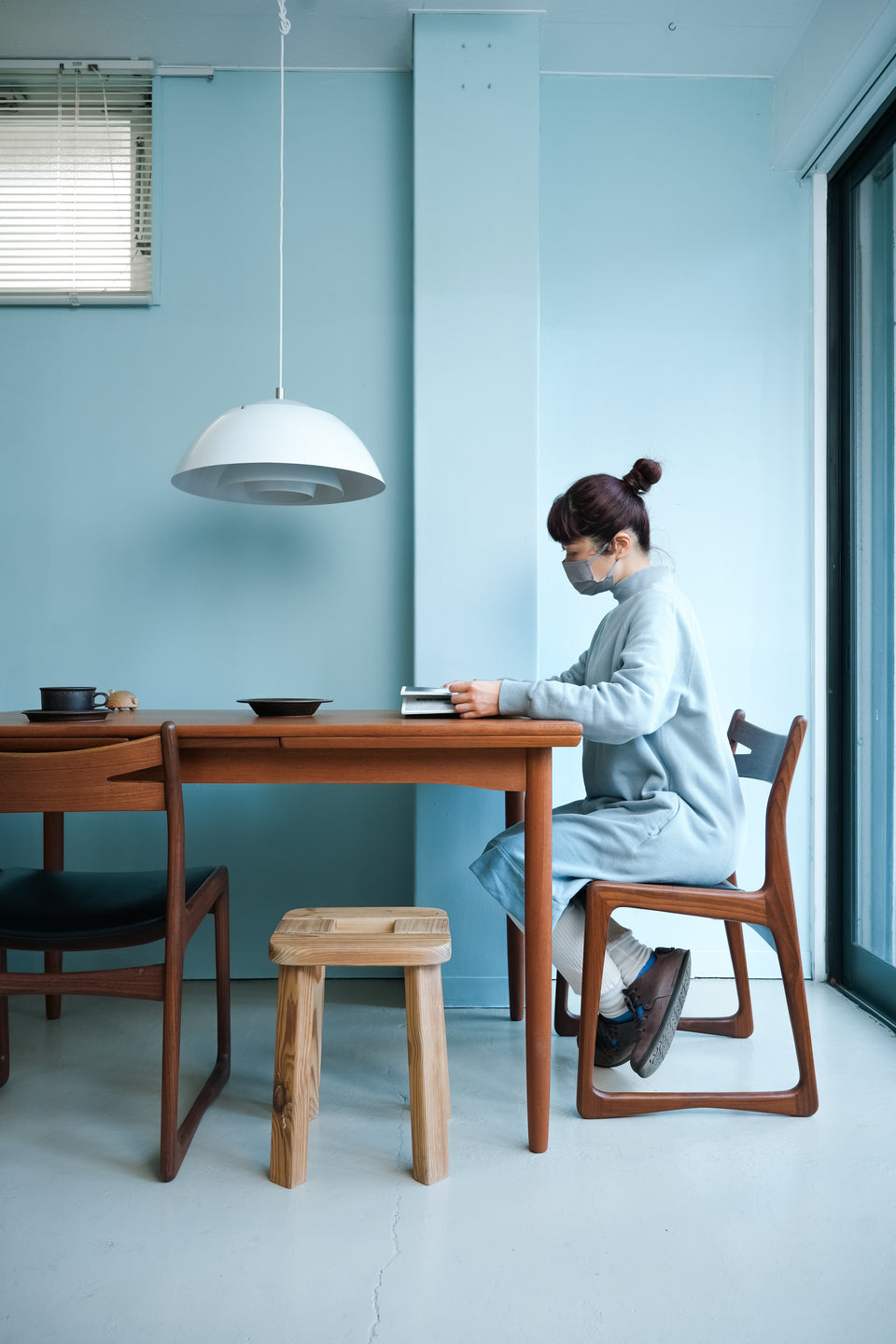 Teak Extension Dining Table Danish Vintage/デンマークヴィンテージ エクステンションダイニングテーブル チーク材 北欧家具