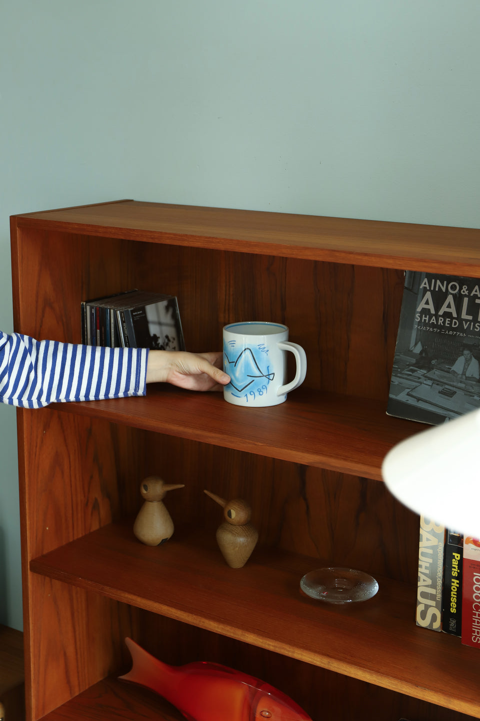Teakwood Bookcase High Shelf Danish Vintage/デンマークヴィンテージ ブックケース ハイシェルフ 本棚 チーク材 北欧家具