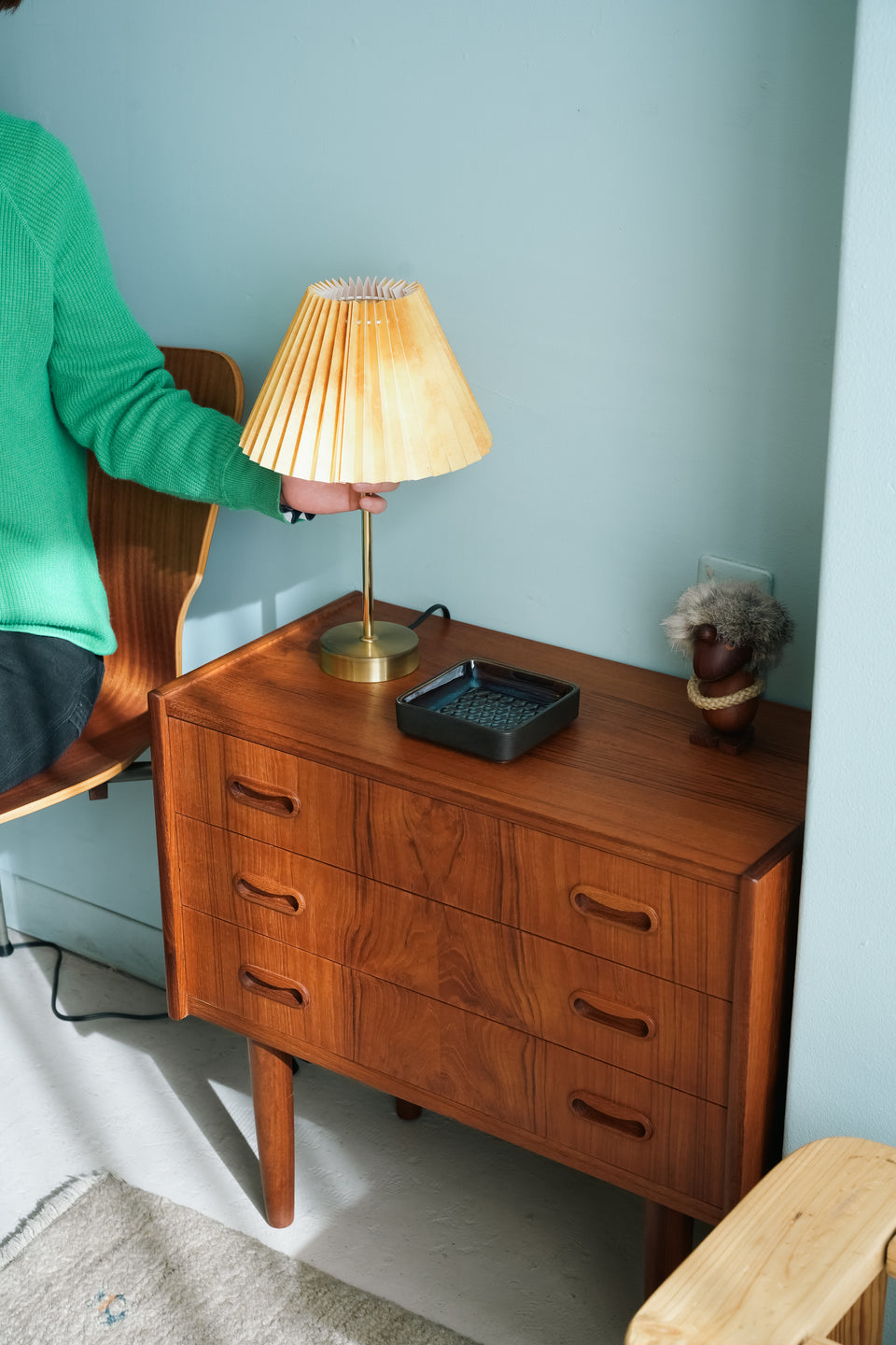 Teakwood 3drawer Small Chest Danish Vintage/デンマークヴィンテージ スモールチェスト 3段 チーク材 北欧家具