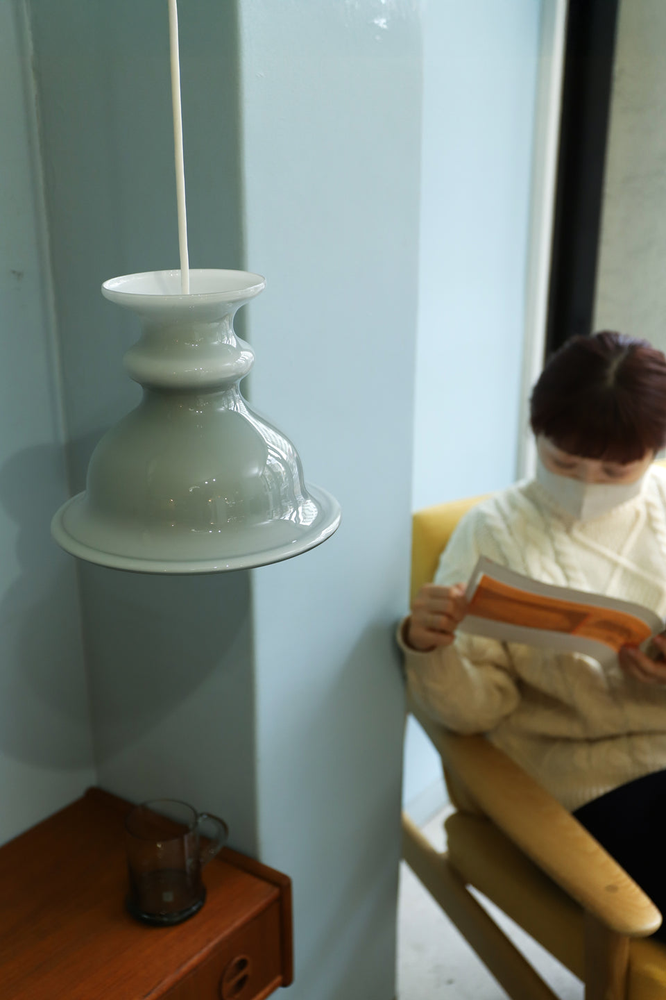 Tivoli Pendant Light Holmegaard Small Gray/チボリ ペンダントライト ホルムガード グレー デンマーク ヴィンテージ