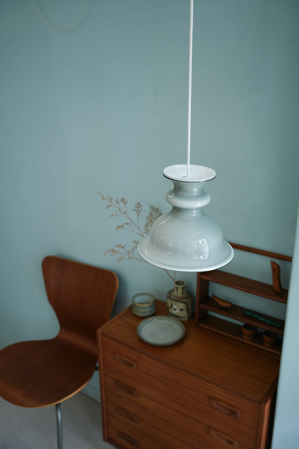 Vintage Holmegaard Pendant Light Tivoli Gray/ホルムガード ペンダントライト チボリ グレー 北欧ヴィンテージ