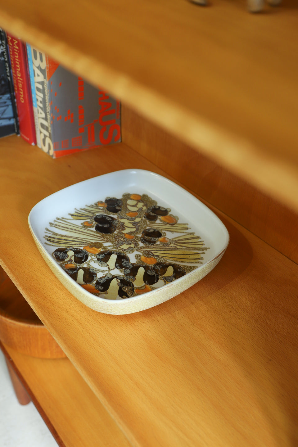 Vintage Royal Copenhagen Baca Siena Square Plate Tray/ロイヤルコペンハーゲン スクエアプレート トレイ バッカ シエナ