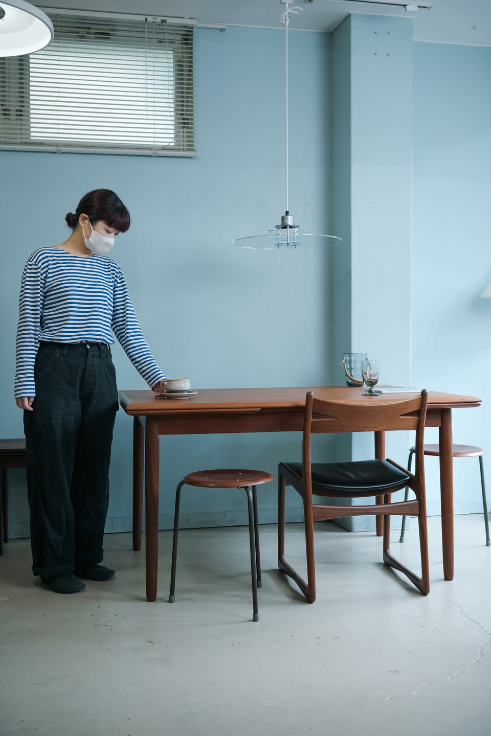 Draw Leaf Extension Dining Table Danish Vintage/デンマークヴィンテージ エクステンションダイニングテーブル チーク材