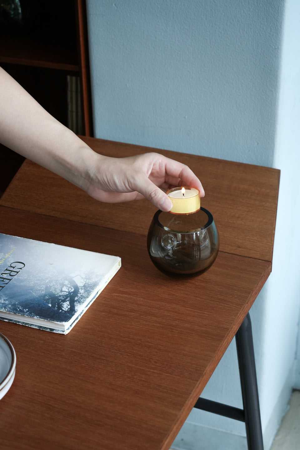 Holmegaard Cocoon Tea Light Holder/ホルムガード コクーン ティーライト キャンドルホルダー
