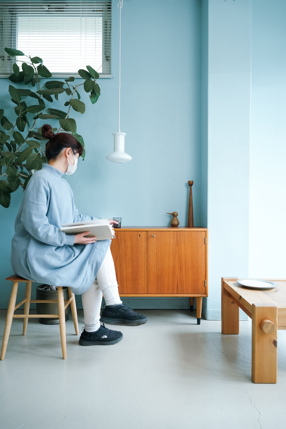 AB Mobelfabriken Ornen Slim Side Board Swedish Vintage/スウェーデンヴィンテージ スリムサイドボード キャビネット