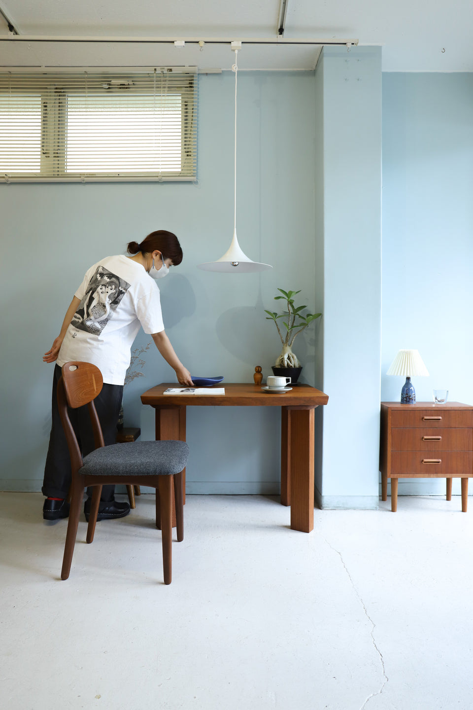BC Kobo Solid Teak Table/BC工房 チーク無垢材 テーブル デスク