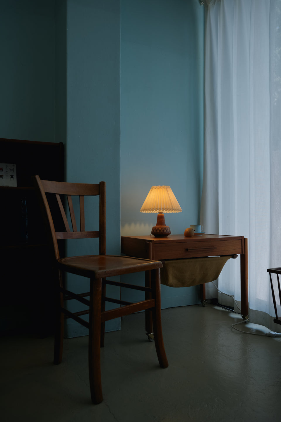 Vintage Søholm Table Lamp Model 1217 Brown/スーホルム ブラウン テーブルランプ 間接照明