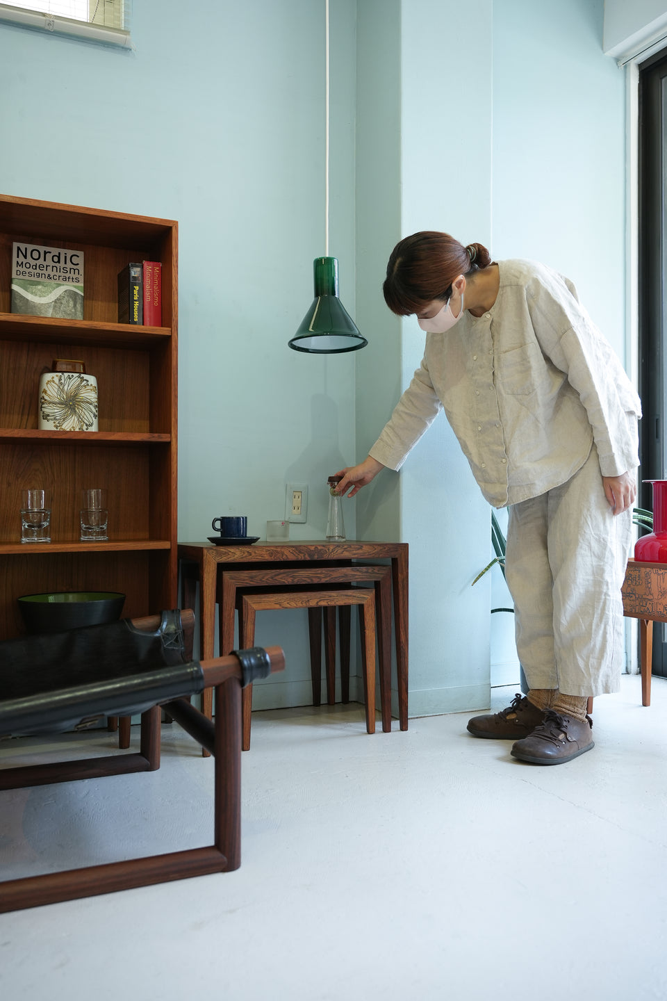 Danish Vintage Haslev Rosewood Nesting Table/デンマークヴィンテージ ハスレヴ ネストテーブル ローズウッド材 北欧家具