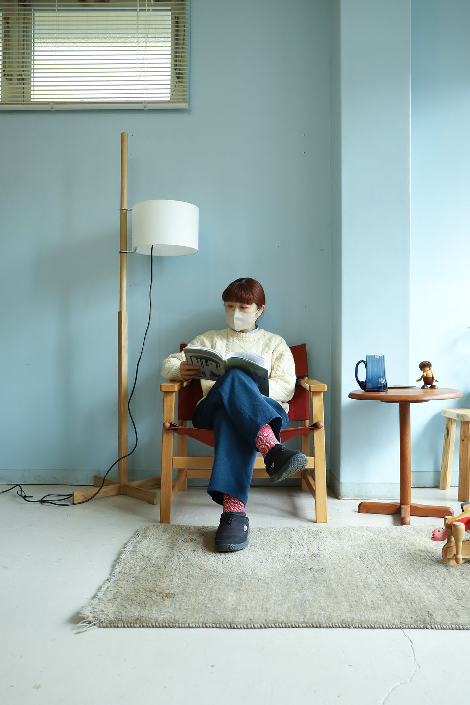 Danish Vintage Hyllinge Møbler Canvas Arm Chair/デンマークヴィンテージ アームチェア ラウンジチェア 北欧家具