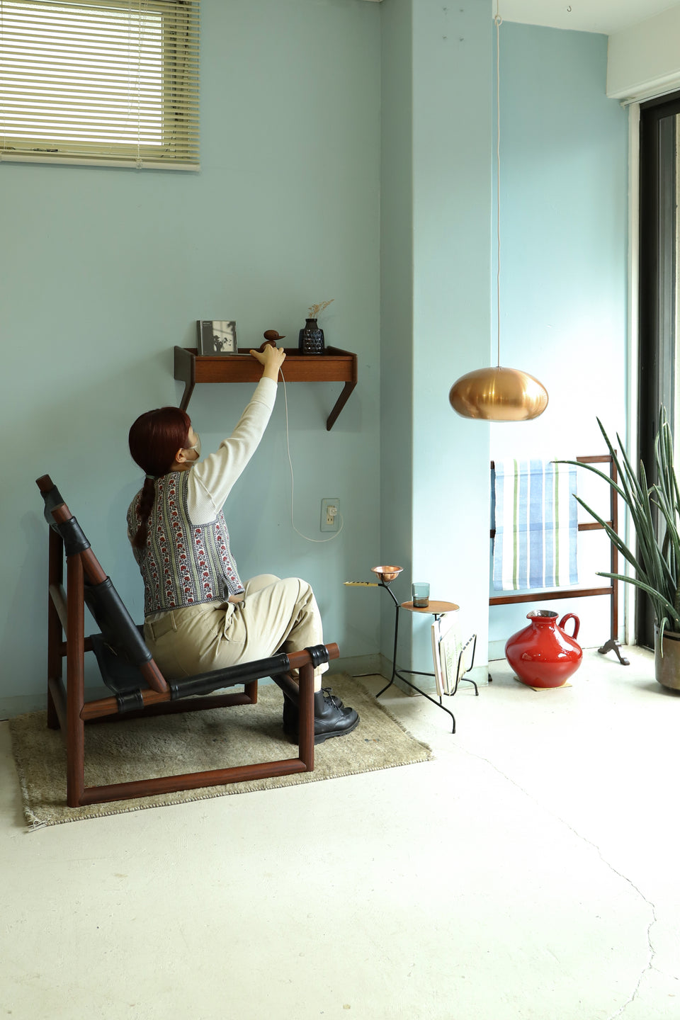 Danish Vintage Ølholm Møbelfabrik Wall Shelf Sigfred Omann/デンマークヴィンテージ ウォールシェルフ 壁掛け 北欧インテリア