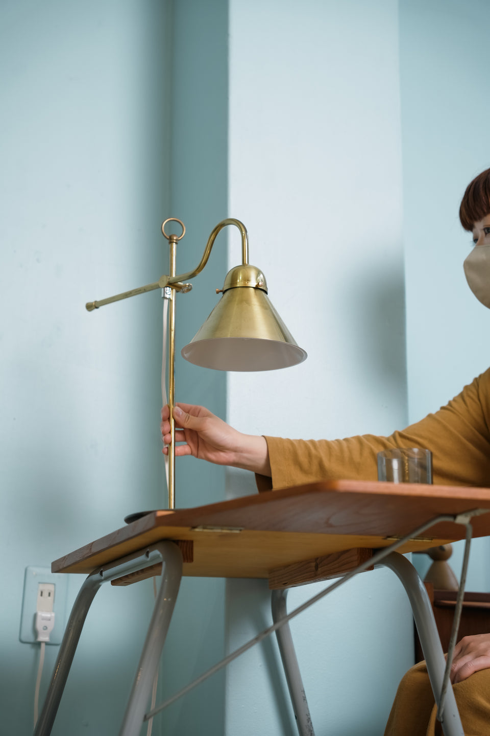 Danish Vintage Brass Table Lamp/デンマークヴィンテージ テーブルランプ 真鍮