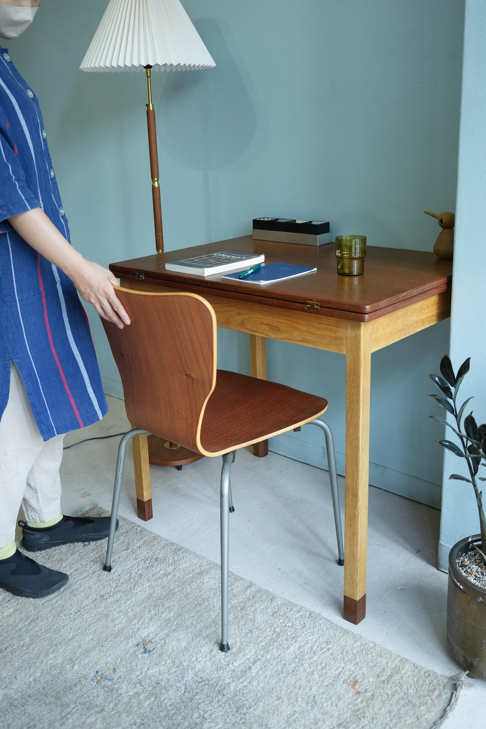 Danish Vintage Folding Game Table/デンマークヴィンテージ 折りたたみゲームテーブル 北欧家具