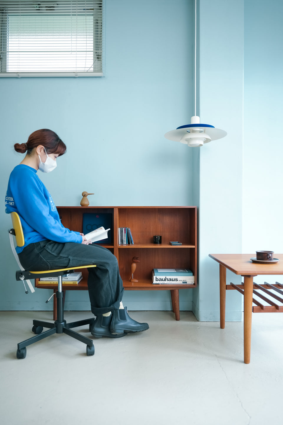 Danish Vintage Low Bookcase Teak/デンマークヴィンテージ ブックケース 本棚 チーク材